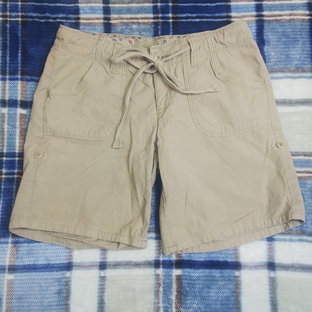 Lucky Brand Drawstring Bermuda Shorts Size 26